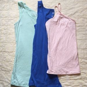 Three Old Navy Tank Tops